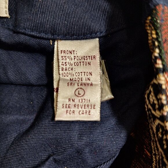 Vintage Karen Scott tapestry Deck of Cards Vest size Large - Picture 3 of 5